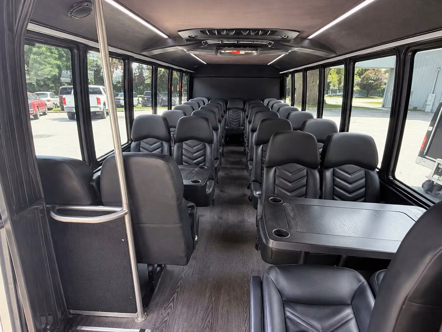 18 passenger minibus inside
