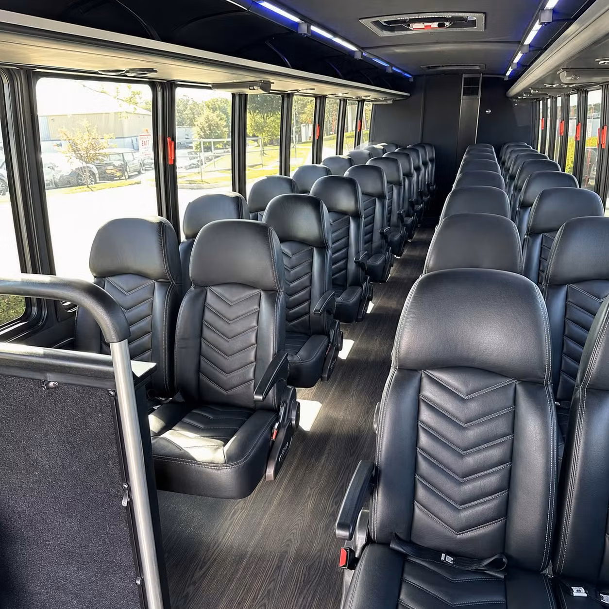 25 passenger minibus inside