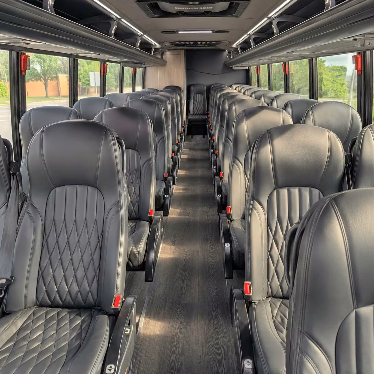 25 passenger minibus interior