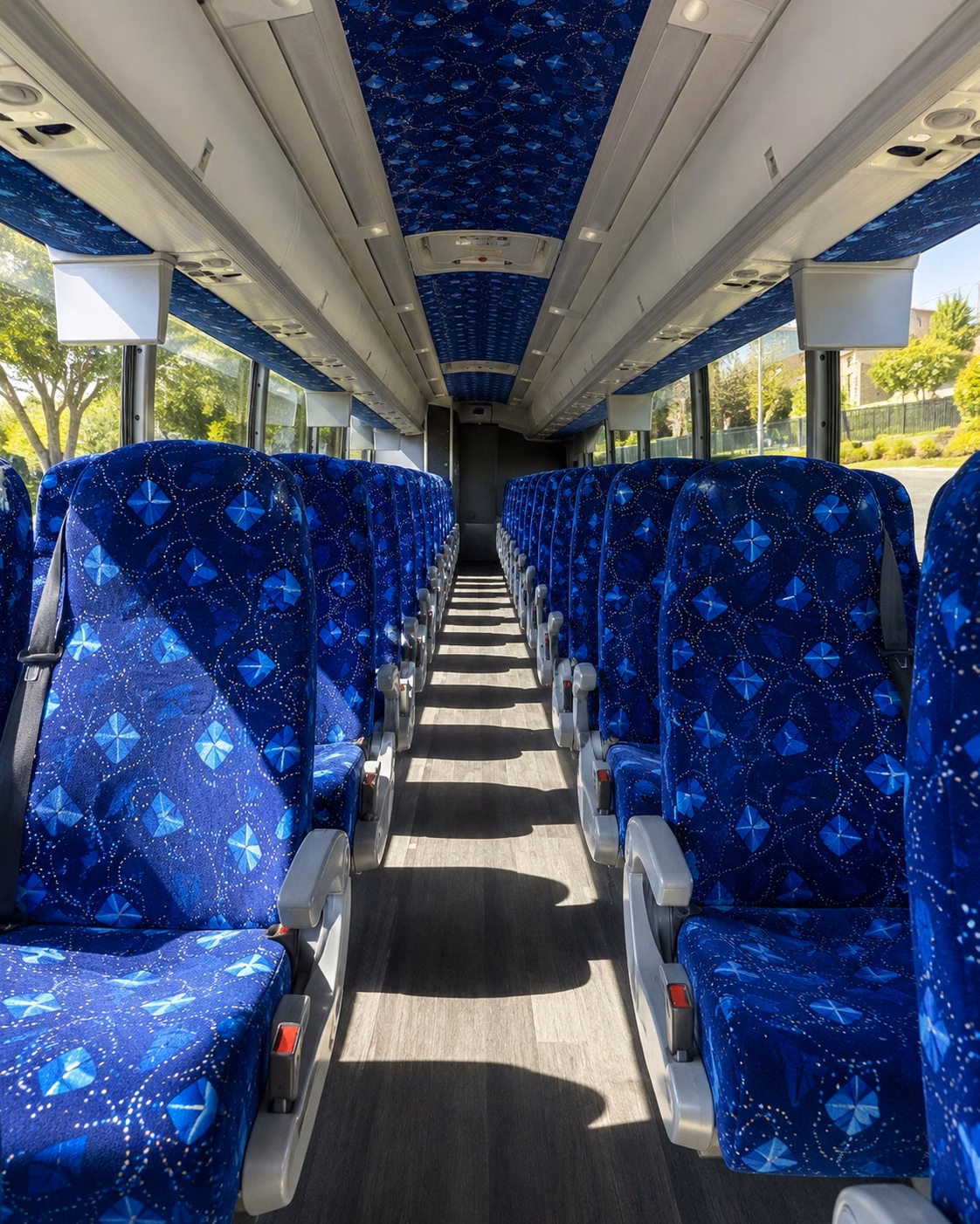 anchorage charter bus interior