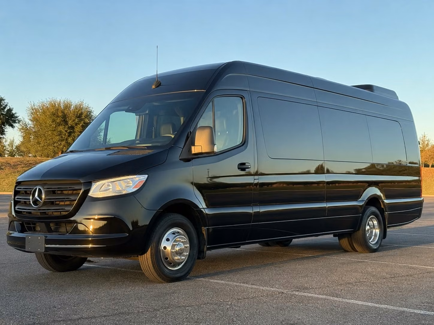 sprinter van with driver
